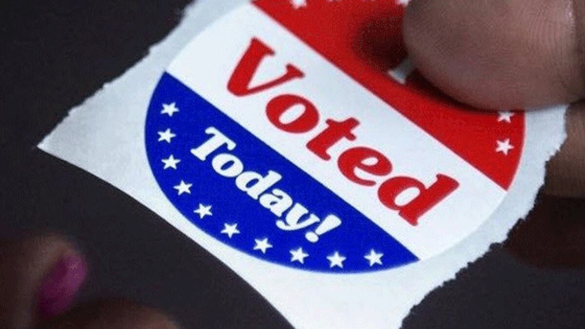 your vote counts button