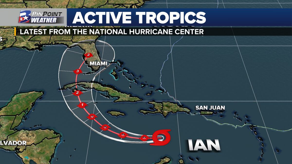 Tropical Storm Ian Forms In The Caribbean Sea 3523