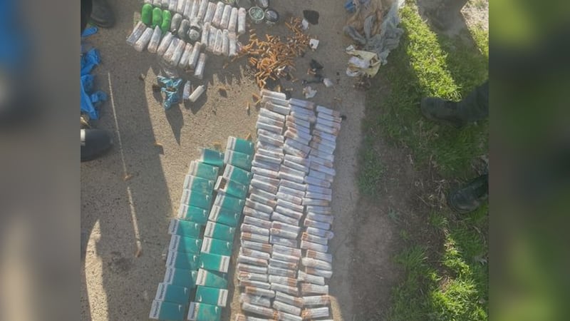 Officers found boxes of Newport cigarettes, cans of snuff, balloons presumed to contain...