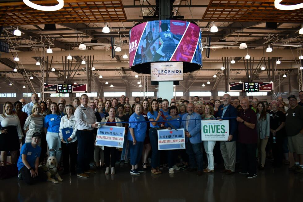 5th Annual Brazos Valley Gives ribbon cutting