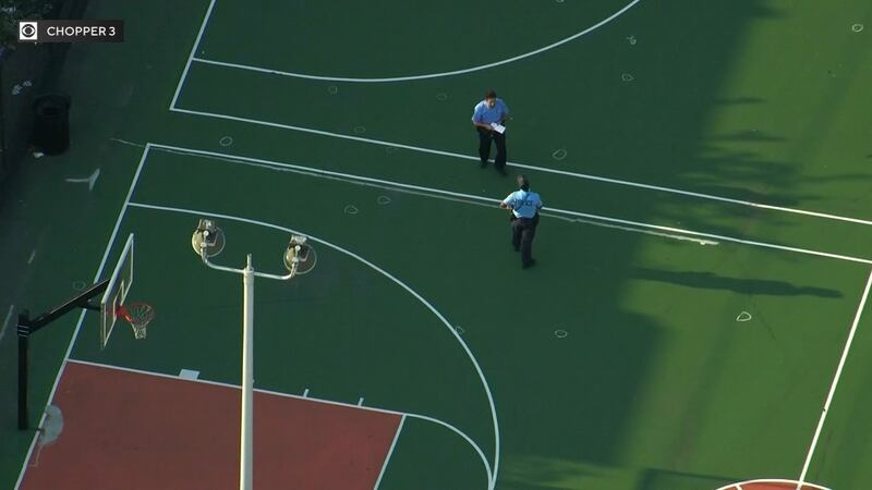Police said the victims were among a group of people gathered at the 8th and Diamond...