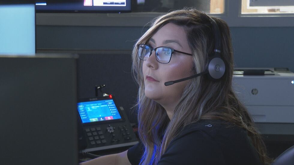 Milam County Telecommunications Officer Bettyna Cooper.