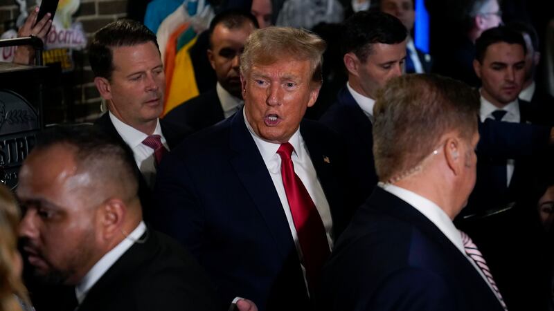 activities for students while watching a video Former President Donald Trump greets supporters during a stop at the Front Street Pub &...