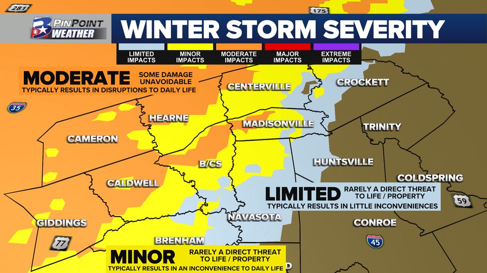 Highest impacts remain in our north and northwestern counties with limited impacts stretching...