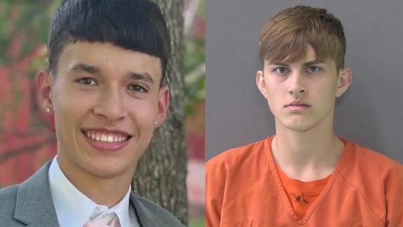 An arrest affidavit shows Caysen Tyler Allison (right), 18, waived his rights against...