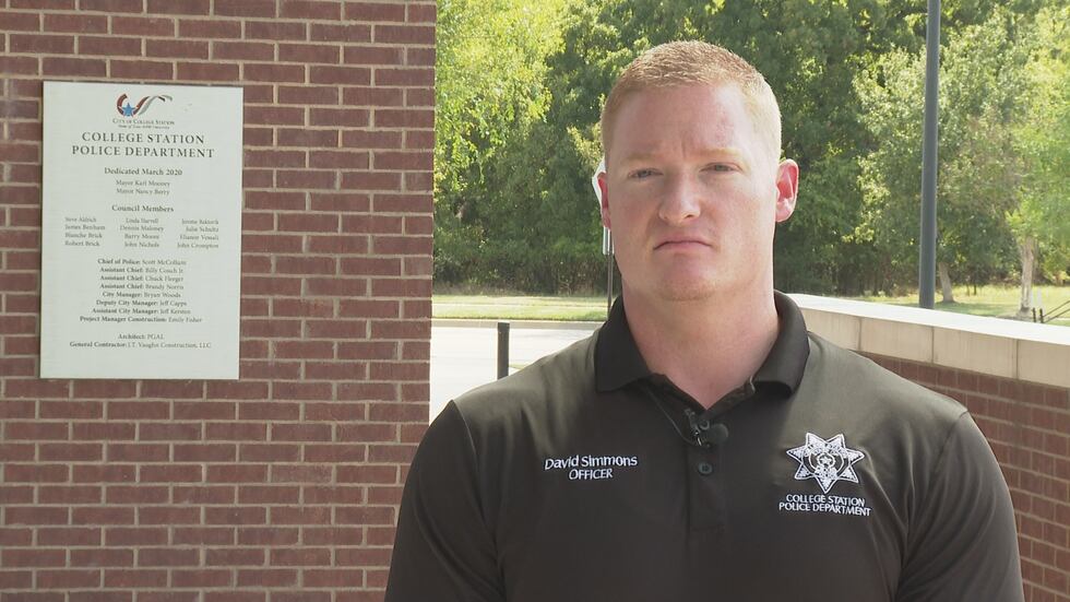 College Station Police Public Information Officer David Simmons