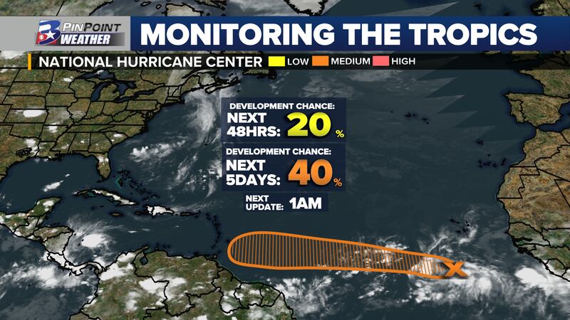 The National Hurricane Center is monitoring a tropical wave capable of developing before...